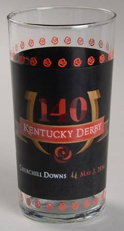 Kentucky Derby Kentucky Derby Official Glassware 2014  140th Running  No Box