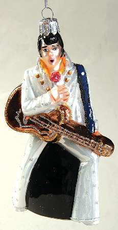 Elvis - Blown Glass by Kurt Adler