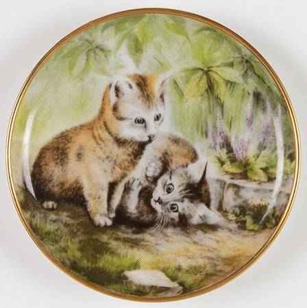 Kitten Miniature Plates by Kaiser