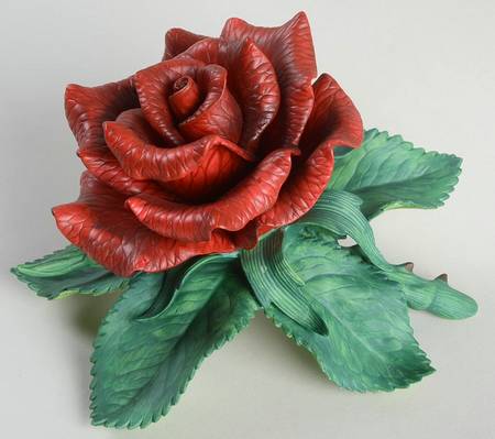 Lenox Garden Flowers Red Rose - Boxed