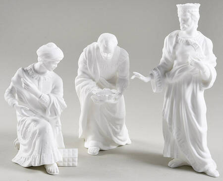 Lenox Lenox Nativity-White Three Kings-Set Of 3 - Boxed