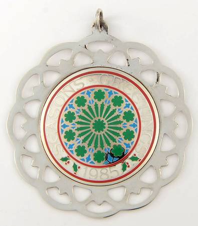 Framed Medallion by Lunt Silver