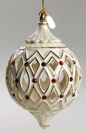 Lenox Lenox Christmas Ornament 2003-Thank You Keepsake Ball - No Box