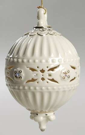 Lenox Lenox Christmas Ornament 2004-Thank You Keepsake Ball - No Box