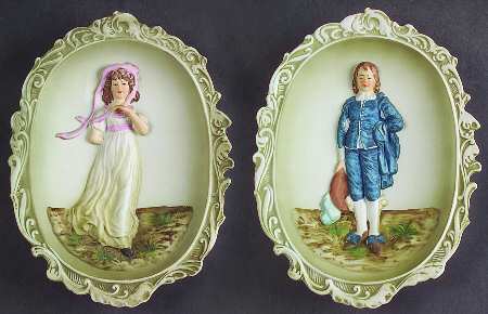 Lefton Plates by Lefton