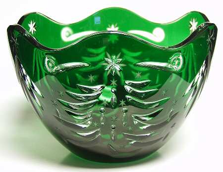 Lenox Cased Crystal Christmas Tree Bowl Cased Crystal Christmas Tree Bowl With Box Lenox Cased Crystal Christmas Tree Bowl Cased Crystal Christmas Tree Bowl With Box