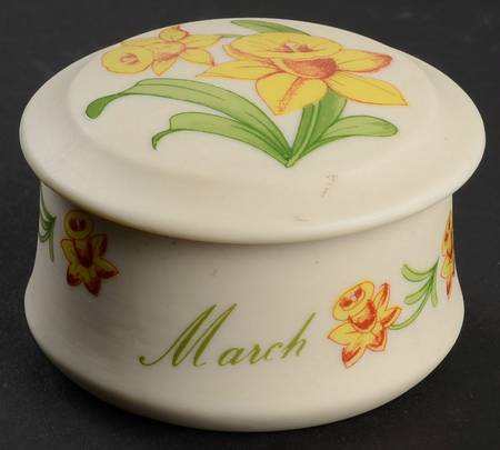 Flower of the Month Boxes by Lefton