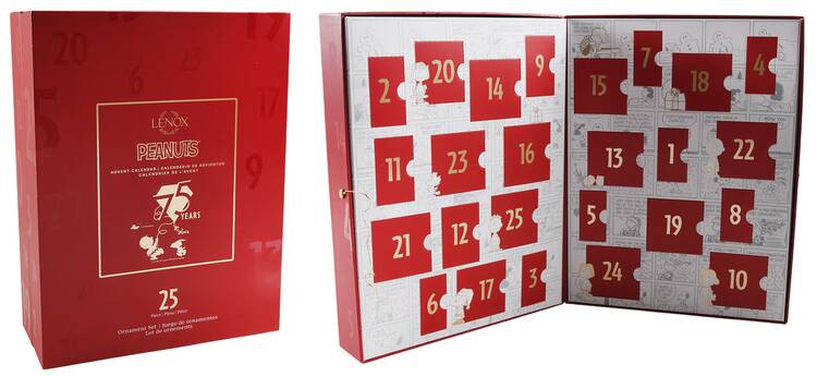 Snoopy Christmas Advent Calendar by Lenox