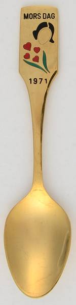 Mother's Day Spoon-Goldplate by Meka