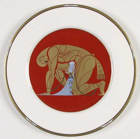 Erte' Plates by Mikasa
