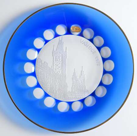 Christmas Plate by Moser