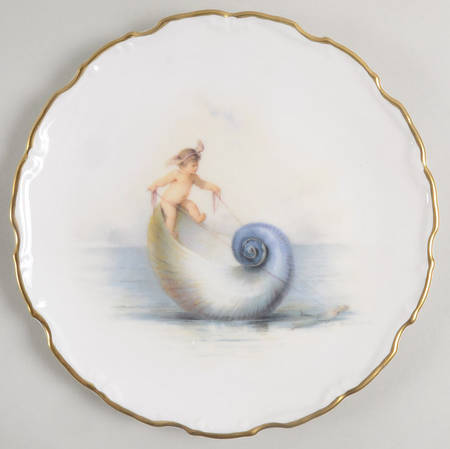 Cupid and Shells by Minton