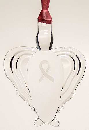 Breast Cancer Awarness Ornament by Orrefors