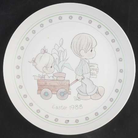 Annual Easter Plate by Precious Moments