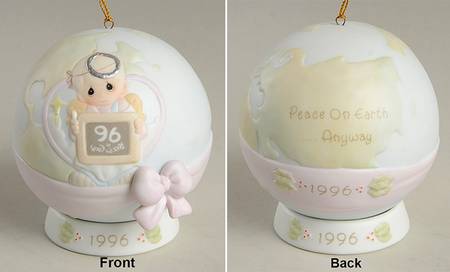 Annual Porcelain Ball Ornament by Precious Moments