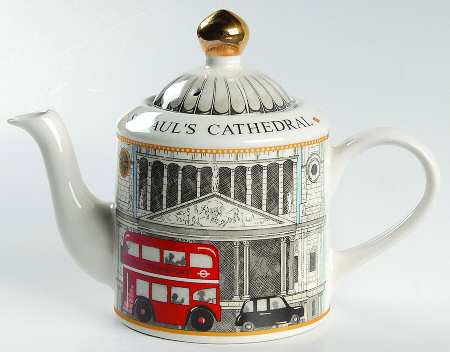 LONDON LANDMARKS TEA POT by Price and Kensington