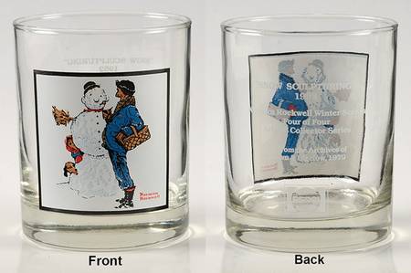 Norman Rockwell Winter Scenes by Pepsi Cola