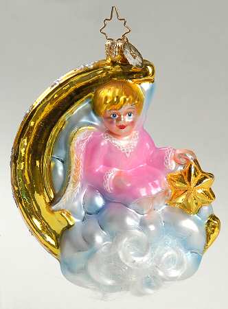 Retired Christopher Radko blown glass Christmas ornament offered on the US replacement market in 2026