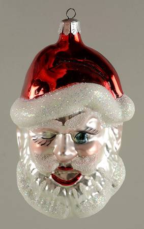 Santa-Heads by Christopher Radko