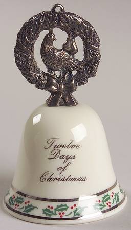 Twelve Days of Christmas Bell #2 by Reed & Barton