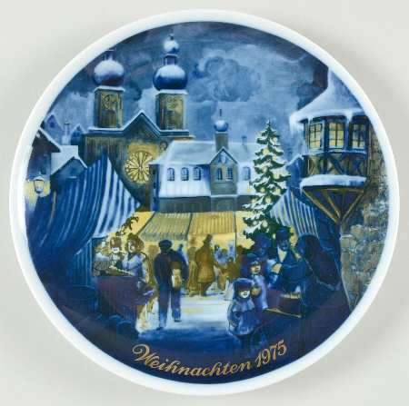Christmas Plate by Royal Tettau