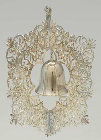 Snowflake & Bell Ornament by Reed & Barton