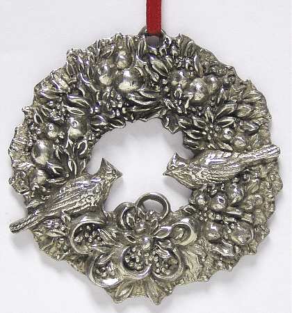 Christmas Wreath Ornament by Reed & Barton
