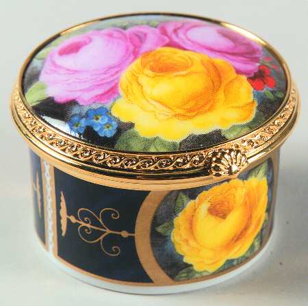 Royal Worcester Enamel Boxes by Royal Worcester