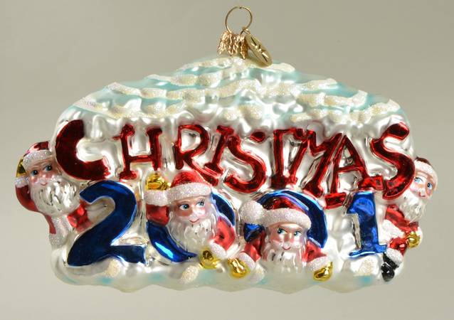 2001 Dated Ornaments by Christopher Radko