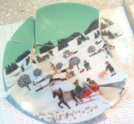 Four Seasons-Plate by Royal Tettau