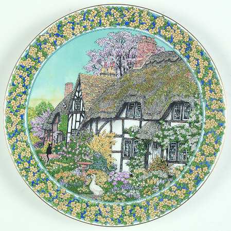 Cottage Gardens by Royal Worcester