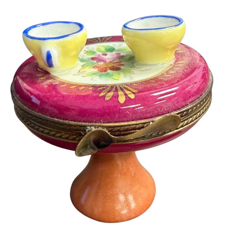 Rochard Rochard Limoges Box Tea Table For Two - Boxed