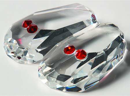 Crystalle-Birthstone Baby Shoes by Roman