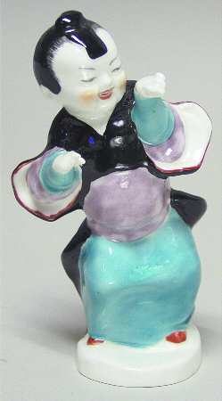 Chinoiserie Children by Royal Worcester