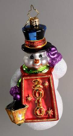 2010 Dated Ornaments by Christopher Radko