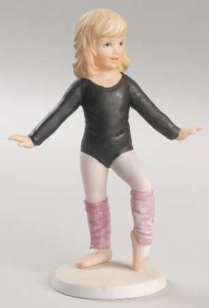Roman For a Mother's Love Girl Posing In Black Leotard - No Box