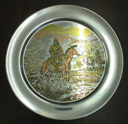 Western Frontier Plates by Reed & Barton