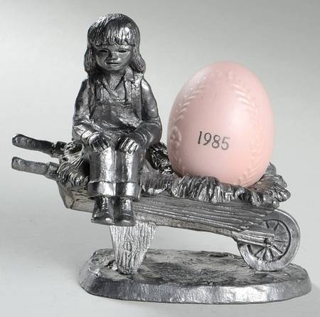 Pewter Egg Collection by Ricker Bartlett Casting Studio