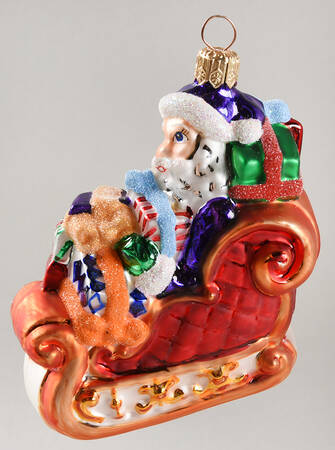Santa with Sleigh by Christopher Radko