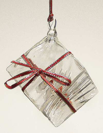 Steuben Crystal Christmas Ornaments Holiday Gift Box - Boxed