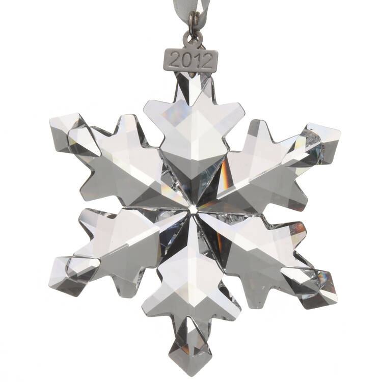 【ricca1228】スワロフスキー クリスタル 2012オーナメント Swarovski Swarovski Annual Ornaments 2012 Snowflake - Boxed