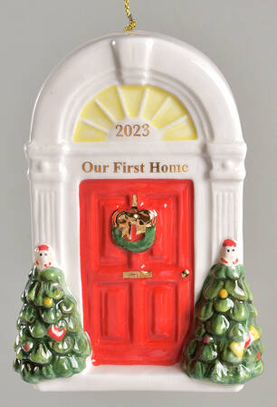 Spode Our New Home Door - First Home - With Box