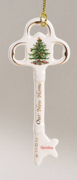 Christmas Tree Our New Home Key Ornament