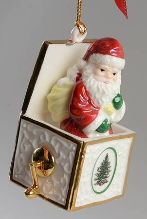 Spode Christmas Tree Ornaments Jack In The Box Santa No Box Spode Christmas Tree Ornaments Jack In The Box Santa No Box