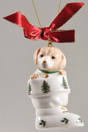 Spode Christmas Tree Puppies Puppy In Boot No Box Spode Christmas Tree Puppies Puppy In Boot No Box