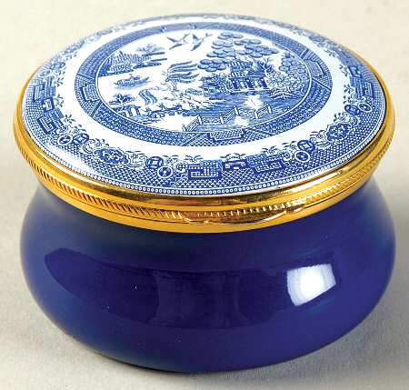 Spode Limoges-Enamel Box by Spode