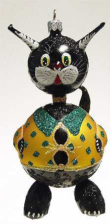 Extreme Free-Blown Glass Ornaments by Slavic Treasures