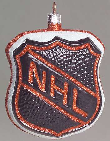 NHL Blown Glass Ornaments by Slavic Treasures