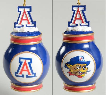 Collegiate Porcelain Bell Ornament by Slavic Treasures
