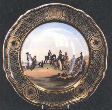 Antique Golf Series-Plate by Spode